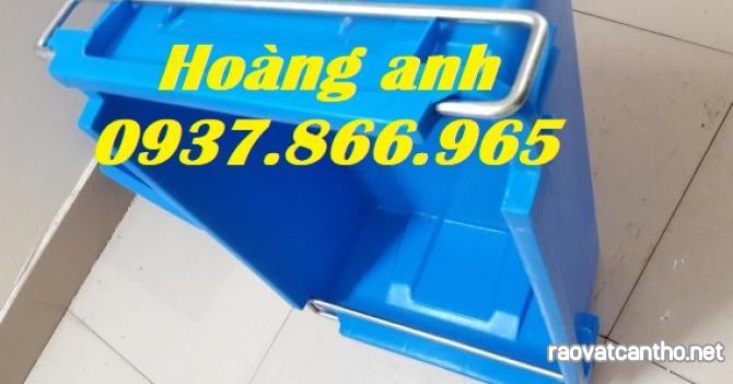 Bán buôn khay nhựa có quai, khay nhựa có quai sắt, sóng nhựa bít có quai xách