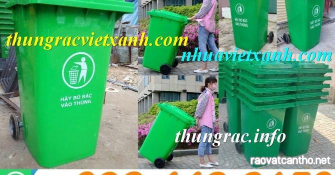 Bán thùng rác nhựa 240 lít với giá khuyến mãi siêu hấp dẫn