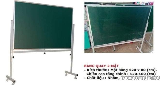 Bảng quay 2 mặt, bảng từ ni dành cho trường mầm non