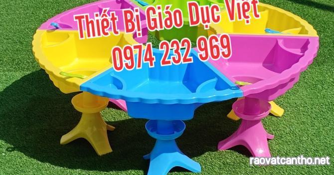 Bể chơi cát nước mầm non, bể chơi cát và nước cho bé