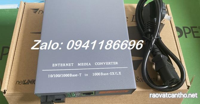 Bộ chuyển đổi 1 sợi Converter quang điện Netlink  HTB-4100AB loại 10/100/1000