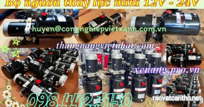 Bộ nguồn thủy lực mini - bơm thủy lực mini 12V - 24V