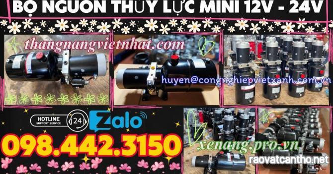 Bộ nguồn thủy lực mini - bơm thủy lực mini 12V - 24V