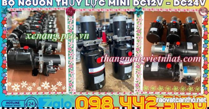 Bộ nguồn thủy lực mini - bơm thủy lực mini 12V - 24V