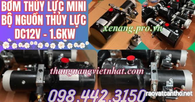 Bộ nguồn thủy lực mini - bơm thủy lực mini 12V