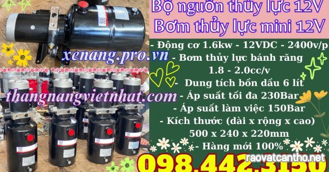 Bộ nguồn thủy lực mini - bơm thủy lực mini 12V