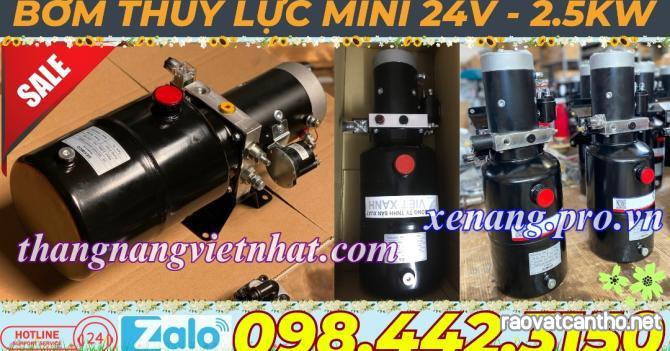 Bộ nguồn thủy lực mini - bơm thủy lực mini 24V