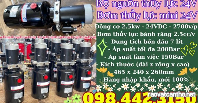 Bộ nguồn thủy lực mini - bơm thủy lực mini 24V