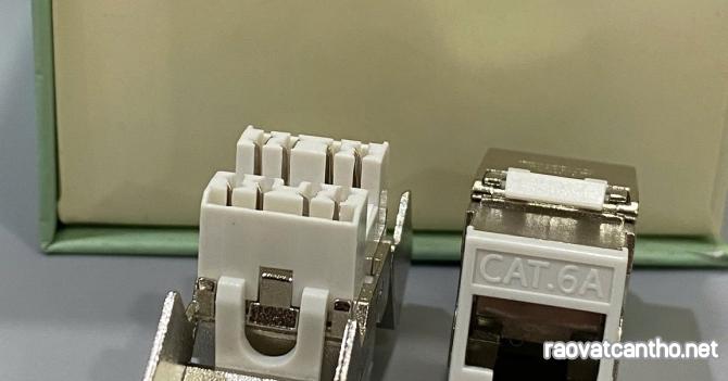 Bộ thanh đấu nối 48 cổng 1U Cat6A, hiệu Ancomteck , bao gồm thanh quản lý cáp mã ACT-48S1U, ACT-S6A