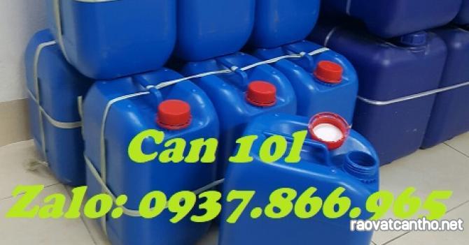 Can nhựa HPDE, can 10l, can đựng hóa chất, can nhựa nguyên sinh, can