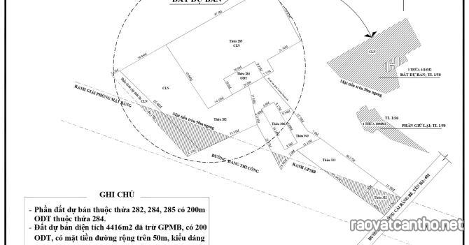 CẦN THƠ: BÁN LÔ DẤT 4400M2 MẶT TIỀN ĐẦY TIỀM NĂNG