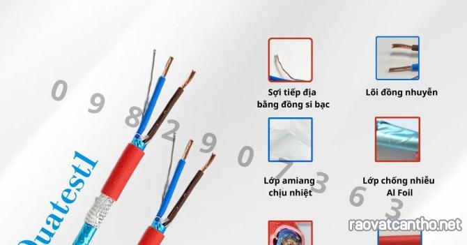 Cáp chống cháy 0.75mm² GFT Altek Kabel – Giải pháp an toàn cho hệ thống báo cháy