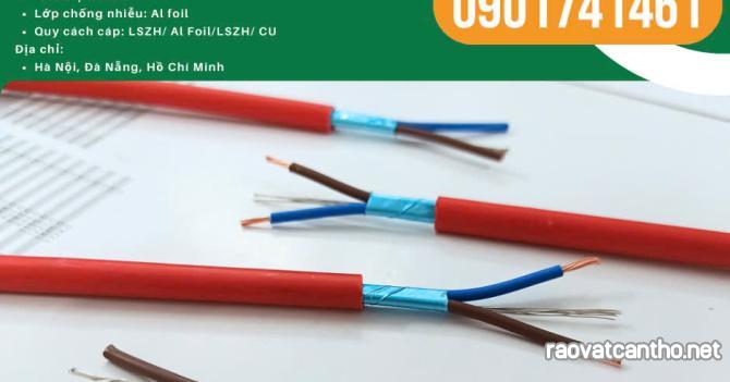 Cáp chống cháy chịu nhiệt, chống nhiễu 2x2.5 Altek Kabel