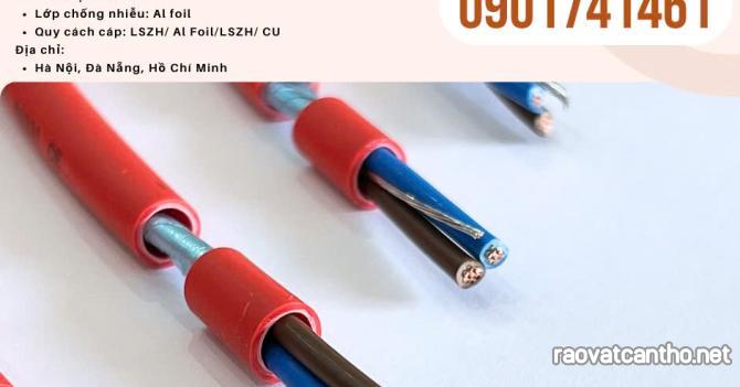 Cáp chống cháy chịu nhiệt, chống nhiễu 2x2.5 Altek Kabel