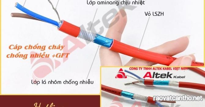 Cáp chống cháy chống nhiễu AL +GFT + E thương hiệu Altek Kabel 