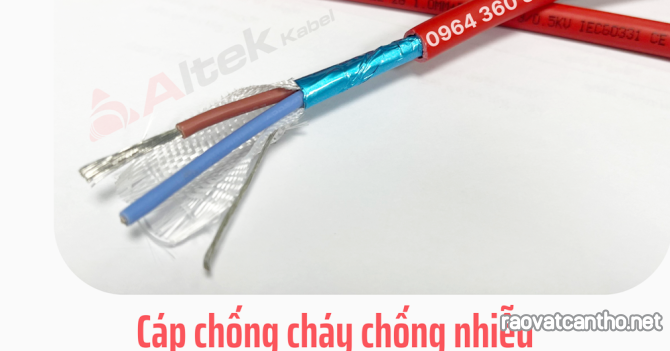 Cáp chống cháy chống nhiễu Altek Kabel - Chứng nhận Quatest 1