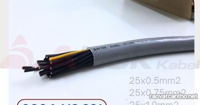 Cáp điện 25 lõi, cáp tín hiệu 25x1.0mm Altek Kabel