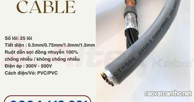 Cáp điện 25 lõi, cáp tín hiệu 25x1.0mm Altek Kabel