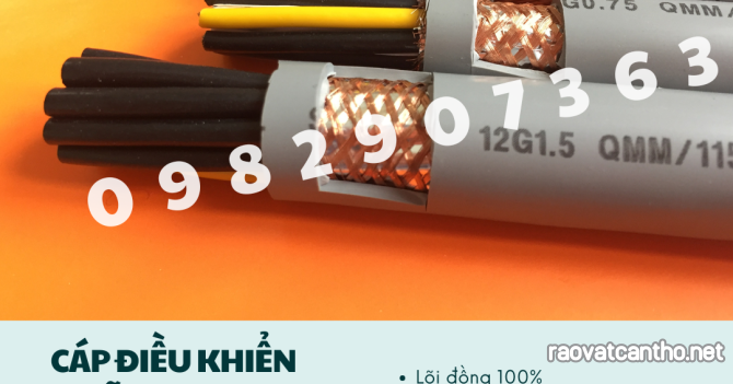 Cáp Điều Khiển 12 Lõi phân phối Hà Nội, Đà Nẵng, TP HCM