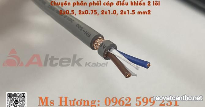 Cáp điều khiển 2 lõi, Cáp tín hiệu  chống nhiễu