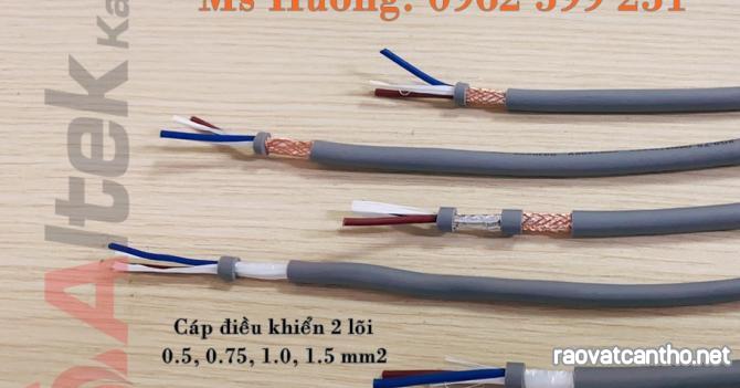 Cáp điều khiển 2 lõi, Cáp tín hiệu  chống nhiễu