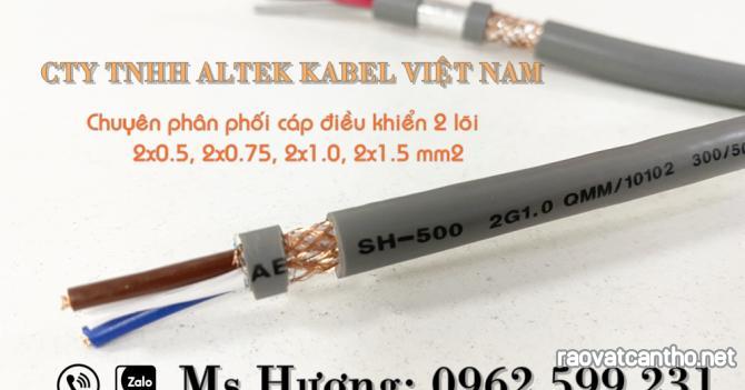 Cáp điều khiển 2 lõi, Cáp tín hiệu  chống nhiễu