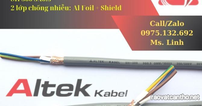 Cáp điều khiển 2 lớp chống nhiễu Altek Kabel 3x0.5mm2