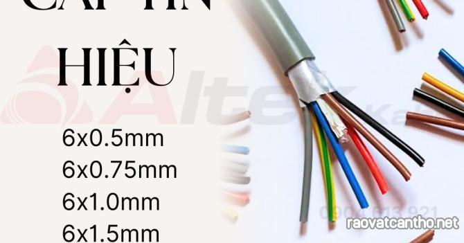 Cáp điều khiển 6x0.75mm chống nhiễu / không chống nhiễu Altek Kabel