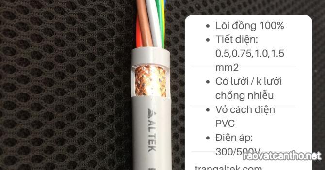 Cáp Điều Khiển 7 Lõi phân phối Hà Nội, Đà Nẵng, TP HCM