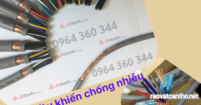 Cáp điểu khiển chống nhiễu RVVP/CVV-S Altek Kabel