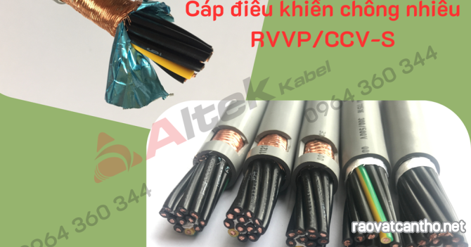 Cáp điểu khiển chống nhiễu RVVP/CVV-S Altek Kabel