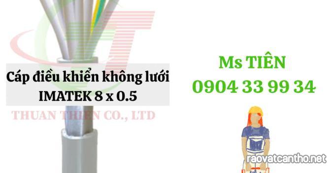 Cáp điều khiển không chống nhiễu IMATEK 8 x 0.5