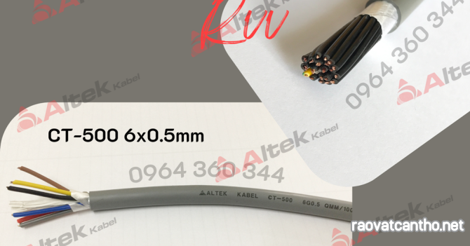 Cáp điều khiển nhiều lõi 30x0.5mm CU/PVC/PVC