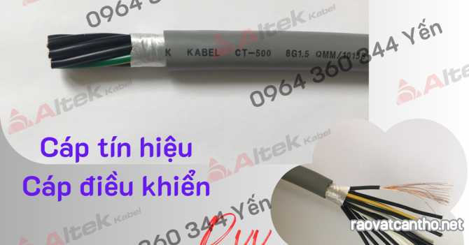 Cáp điều khiển nhiều lõi 30x0.5mm CU/PVC/PVC