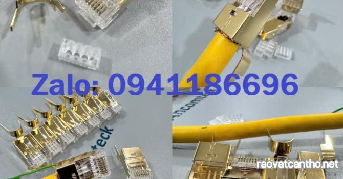 Cáp mạng CAT8 S/FTP chống nhiễu 3 lớp ANCOMTECK lõi mềm băng thông 2000Mhz, tốc độ Ethernet 40Gbps