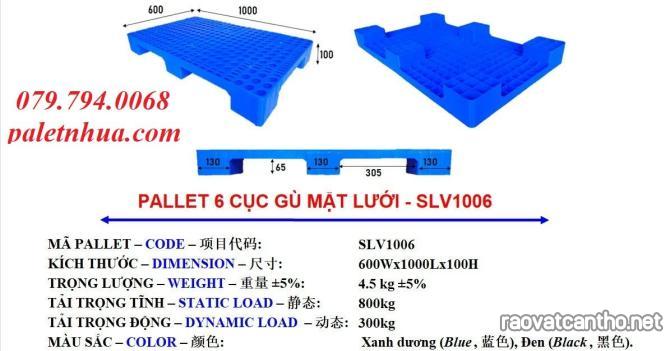 Chọn mua pallet nhựa Cà Mau chịu tải trọng nặng cho kho bãi