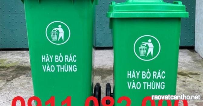 Chuyên sỉ lẻ thùng đựng rác, thùng rác công cộng, y tế, 120l 240l giá rẻ- lh 0911082000