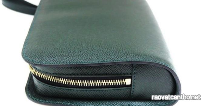 Clutch cầm tay Louis Vuitton xanh - Chính hãng Made in France / Sale Rẻ