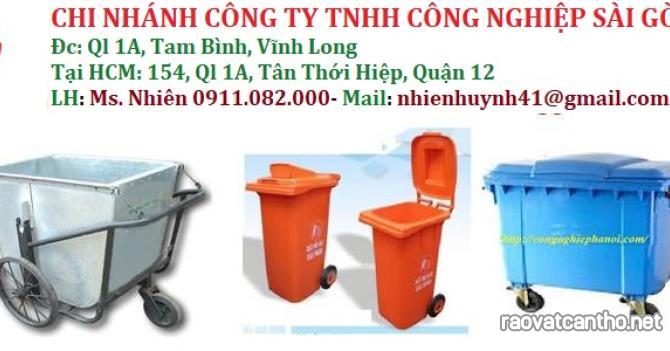 Cung cấp Sỉ thùng rác 120 lít hàng tốt giá tốt- lh 0911082000