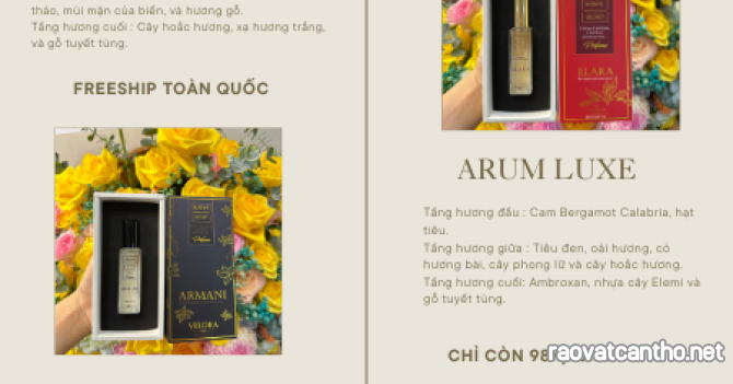 Đâu là top 3 mùi hương thu hút cả nam lẫn nữ ? Hàng việt nam chất lượng cao đang được sale giảm 30%