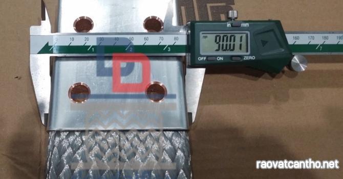 Dây đồng bện mạ thiếc dùng làm tiếp địa, dây tiếp địa, thanh cái đồng mềm, khớp nối mềm busway
