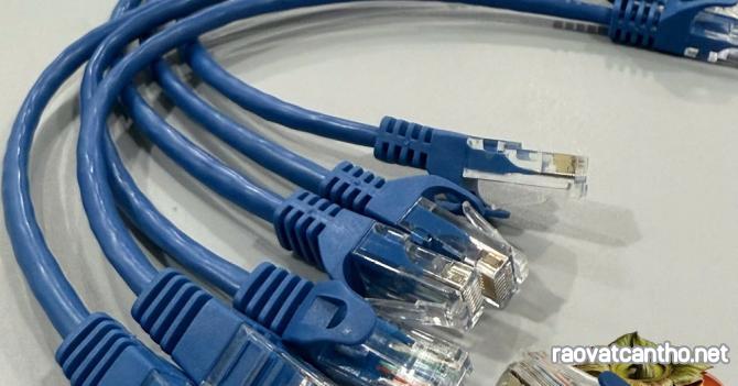 DÂY NHẢY PATCH CORD CAT6 UTP 1M lõi đồng 100% pass Fluke đầu đúc ACT-LAN-601BLD