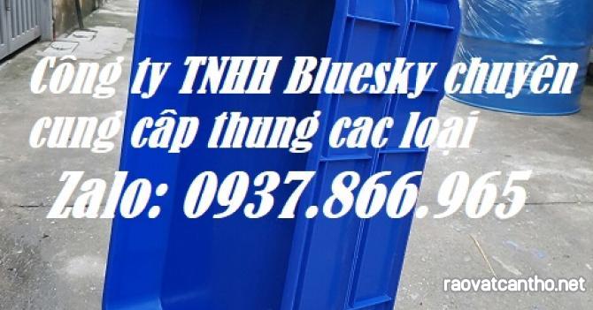 Địa chỉ cung cấp khay nhựa màu xanh, khay cao 10, thùng đặc , hộp công nghiệp có nắp