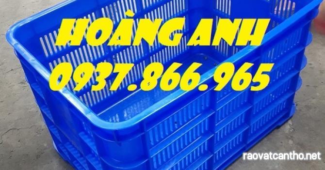 Địa chỉ mua sóng nhựa HS012, sọt nhựa rỗng kích thước 505*350*310mm