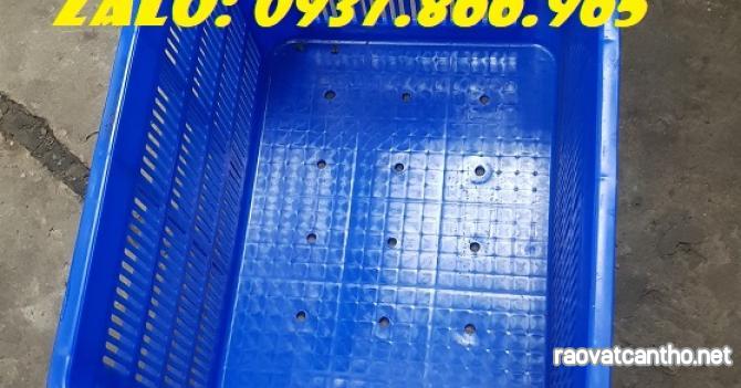 Địa chỉ mua sóng nhựa HS012, sọt nhựa rỗng kích thước 505*350*310mm