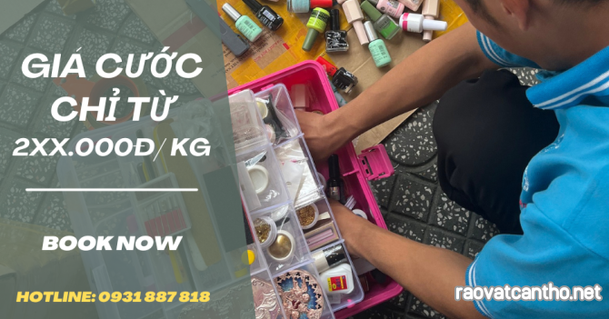 Dịch vụ gửi đồ nails đi Mỹ, Úc, Canada tại Cần Thơ