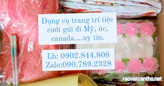 Dịch vụ gửi lịch tết, bao lì xì, phụ kiện trang trí tết đi Mỹ úc canada tại Cần Thơ