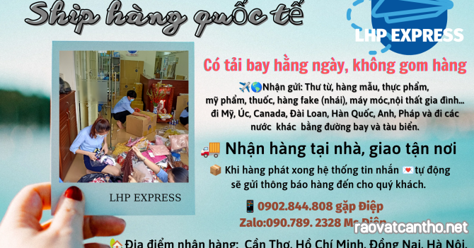 Dịch vụ nhận gửi đồ phong thủy đi Mỹ Úc tại Cần Thơ- an tâm chuyên nghiệp.