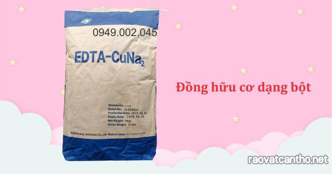 EDTA-CuNa2 - Đồng chelate, Đồng hữu cơ cho tôm cá