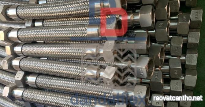 Flexible Hose, Khớp Chống Rung, Ống Nối Mềm, Khớp nối mềm nối bích (khớp nối mềm inox mặt bích)